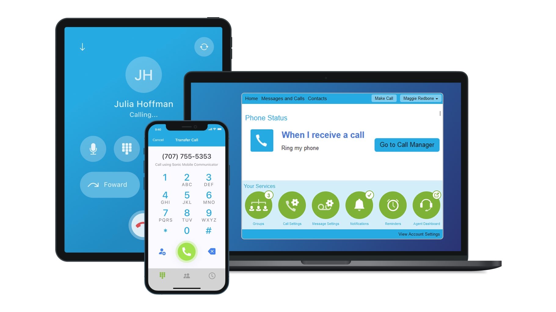 Hosted Voice screenshot