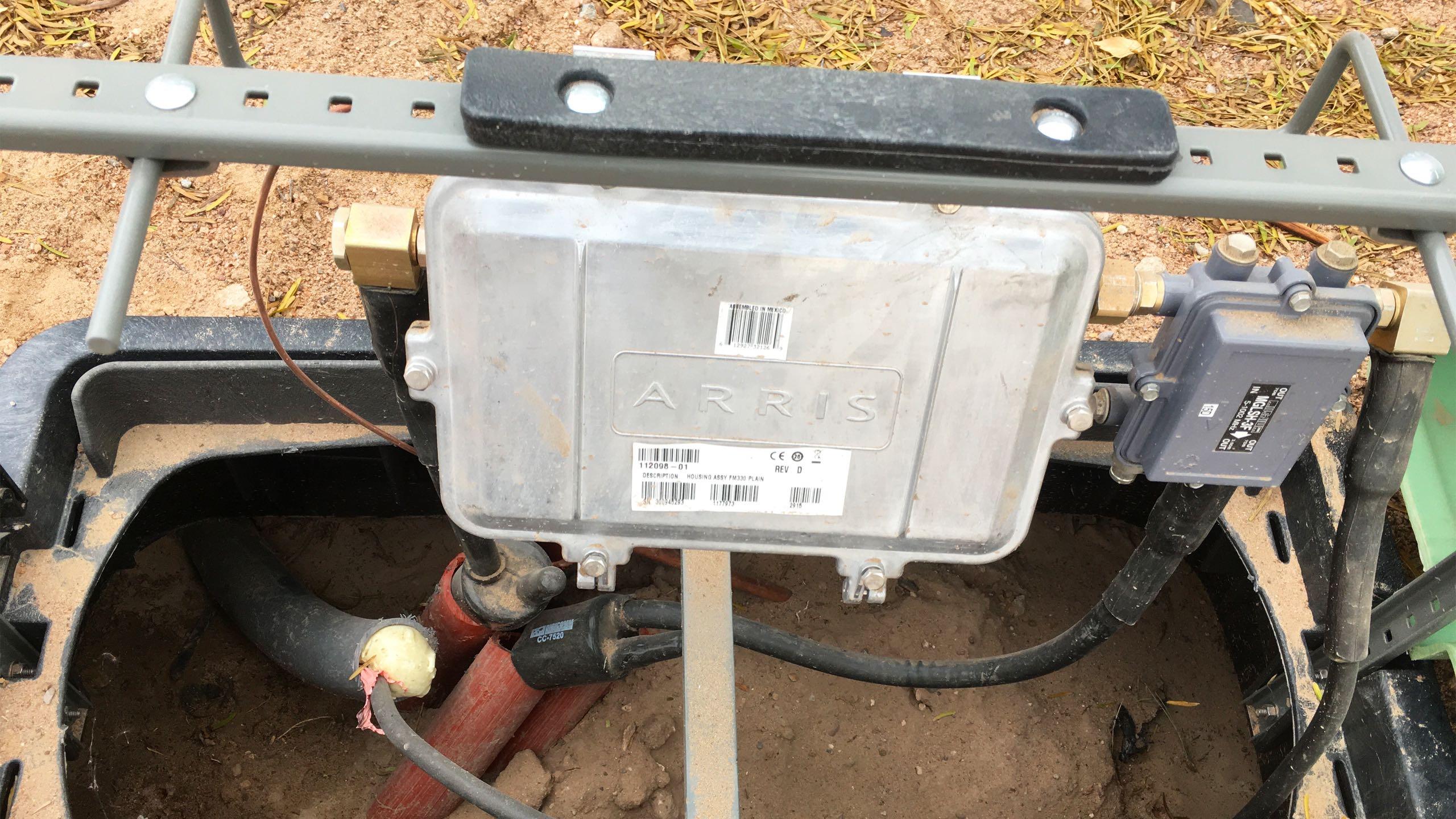 A distribution amplifier (line extender)